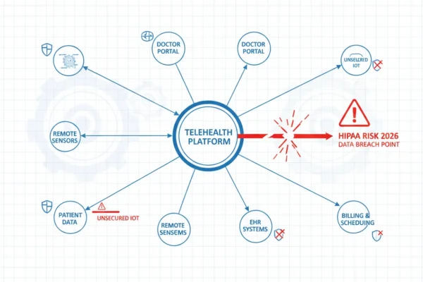 Telehealth Platforms: HIPAA Risks in 2026